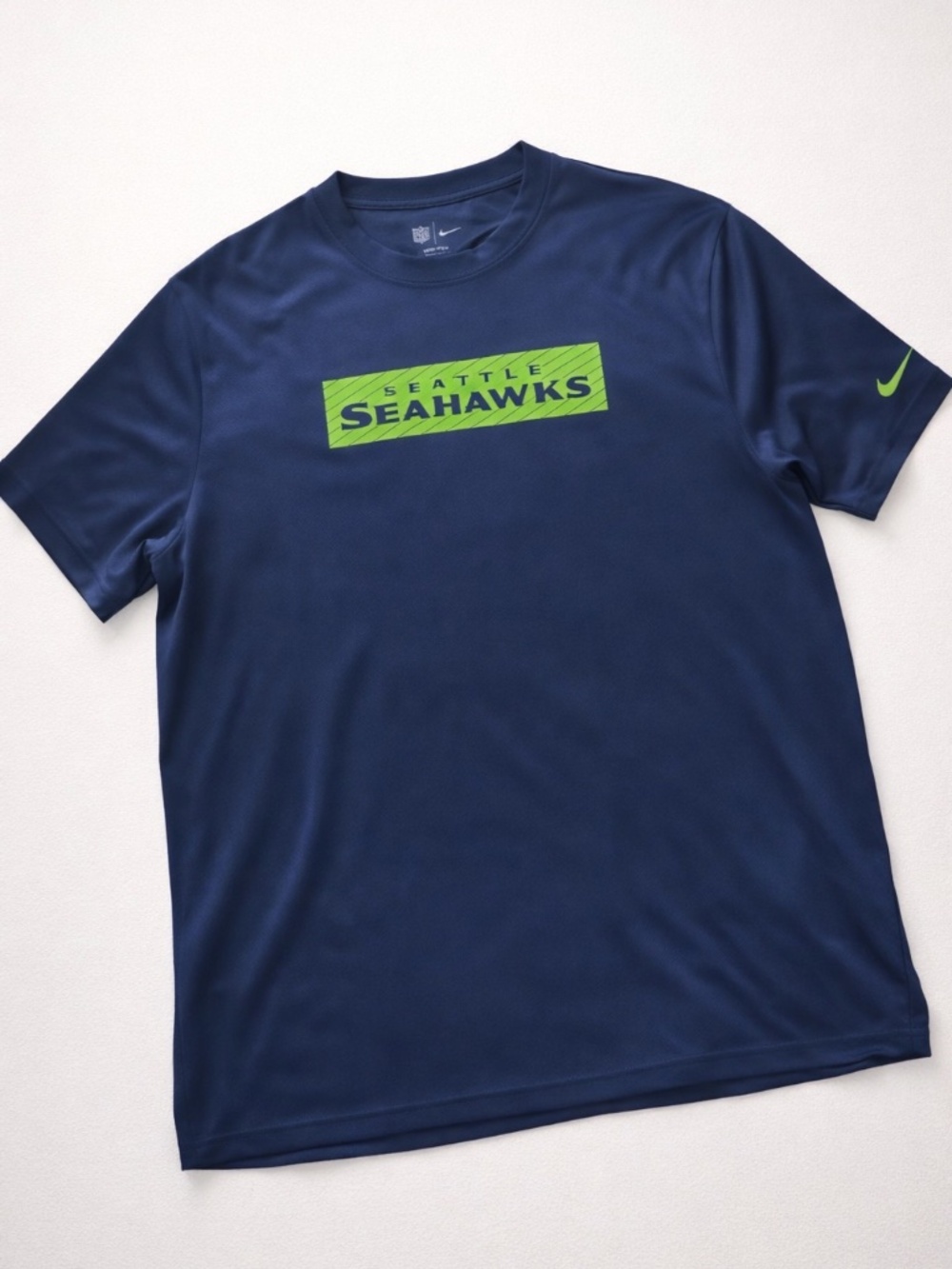Nike Seattle Seahawks Dri-FIT Tee Men 2XL Navy Graphic NFL Shirt